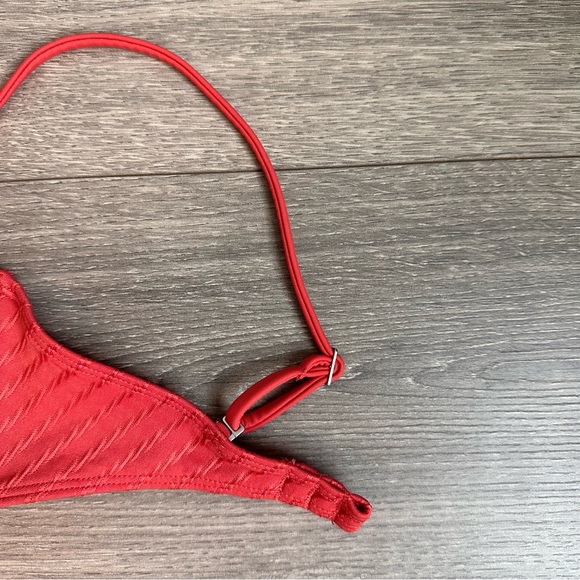 Abercrombie & Fitch Bikini High-Waist - Coral Size Small - Picture 6 of 11
